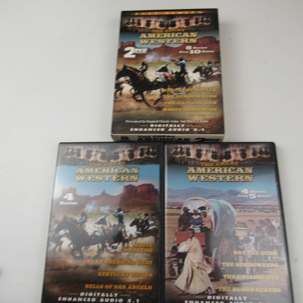 The Great American Western DVD Collection 8 Movies Volume 12 & 20